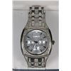 Image 1 : #15)MENS BULOVA  WATCH SILVER WITH DIAMONDS