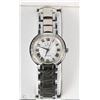 Image 1 : #6)WOMENS BULOVA WATCH SILVER WITH DIAMONDS