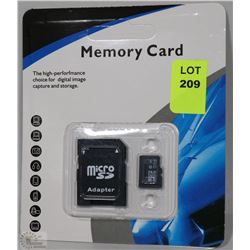 NEW 32GB MICRO SD WITH ADAPTOR