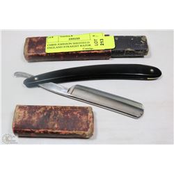 CHRIS JOHNSON SHEFFIELD ENGLAND STRAIGHT RAZOR