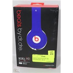 REPLICA BEATS BY DR. DRE HEADPHONES - BLUE