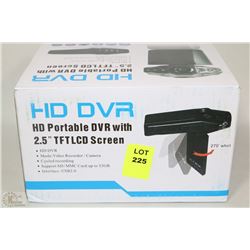 NEW HD DVR DASHCAM WITH RECHARGEABLE BATTERY PACK