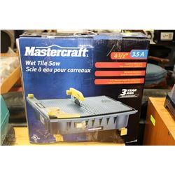 MASTERCRAFT WET TILE SAW