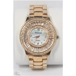SPARKLE SWAYMOND DIAMOND DIAL & BEZEL WOMEN WATCH