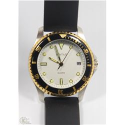 JAPAN MOV'T BENTIUS SUBMARINER DATE S/S WATCH