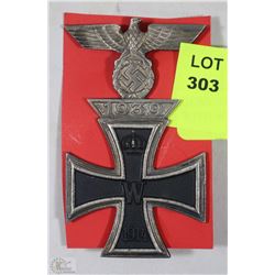 GERMAN NAZI IRON CROSS WWI PIN WITH WWII IRONCROSS