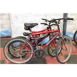 THREE MOUNTAIN BIKES INCLUDING 5 SPEED REVOLUTION