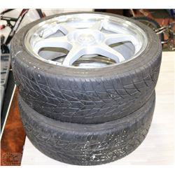 2 MULTI 4 BOLT PATTERN TIRES/RIMS