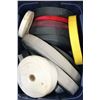 Image 1 : ASSORTED WEB INDUSTRIAL STRAPPING ON 15 ROLLS