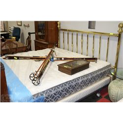 DELUXE KING SIZE BRASS BEDFRAME