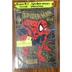 RARE #1 SPIDERMAN GOLD VERSION