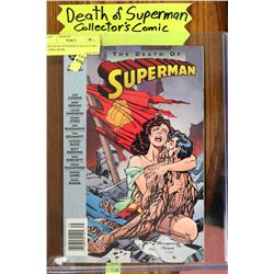 DEATH OF SUPERMAN COLLECTORS COMIC BOOK