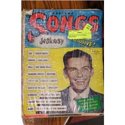 LOT OF OLD POPULAR SONGS MAGAZINES