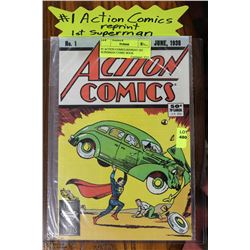 #1 ACTION COMICS REPRINT 1ST SUPERMAN COMIC BOOK