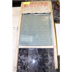 ANTIQUE 1890'S "EMPIRE GLASS" WOOD & GLASS ST.