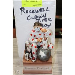ROCKWELL CLOWN MUSIC BOX