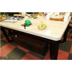 NATURAL STONE TOP SHOWHOME TABLE