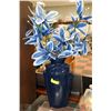 Image 1 : BLUE MAYHEM ARTIFICIAL FLOWER ARRANGEMENT