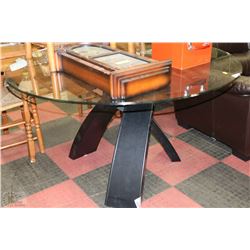 SHOWHOME DESIGNER GLASS TOP ART TABLE