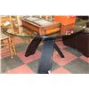 Image 1 : SHOWHOME DESIGNER GLASS TOP ART TABLE