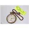 Image 1 : SUPERVA VINTAGE GOLD COLORED POCKET WATCH
