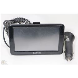GARMIN GPS WITH 5" SCREEN AND CHARGER