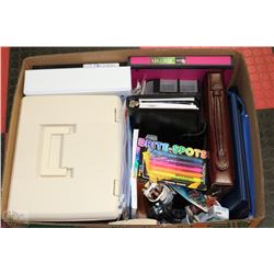 LARGE BOX W/BACK TO SCHOOL/OFFICE