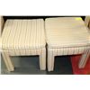 Image 1 : PAIR OF STRIPED STOOLS