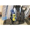 Image 1 : LOT OF ASSORTED GOLF CLUBS & BAGS INCLUDING TWO