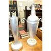 Image 1 : PAIR OF NEW TALL SILVER DECORATIVE VASES
