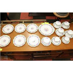 ENGLISH BONE CHINA LUNCH SET