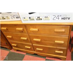 VILAS MAPLE 6 DRAWER DRESSER