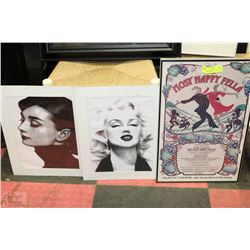 VINTAGE "THE MOST HAPPY FELLA" POSTER FRAMED +