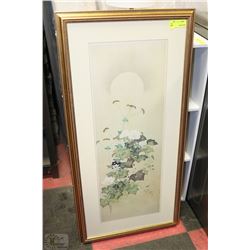 ESTATE FRAMED FLOWER PICTURE