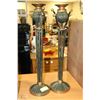 Image 1 : NEW PAIR OF PILLAR CANDLE HOLDERS