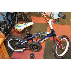 CHILDREN'S HOT WHEELS BIKE