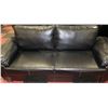 Image 3 : BRAND NEW BLACK LEATHERETTE 79" SOFA WITH 61"