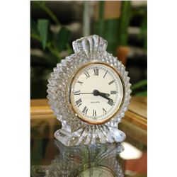 QUARTZ RED CRYSTAL CLOCK