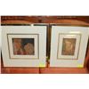 Image 1 : PAIR OF FRAMED LTD ED 1984 EGYPTIAN LITHOGRAPHS