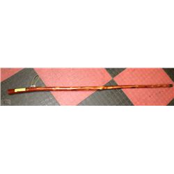 NEW WOODEN WALKING STICK WITH RUBBER TIP