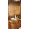Image 4 : VILAS MAPLE DESK WITH HUTCH AND 2 VILAS SIDE