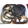 Image 1 : 13 LADIES BELTS 10 ARE LEATHER, IN VARIOUS COLORS