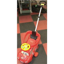 "CARS" SOUND MAKING PUSH CAR WITH CONTROL HANDLE