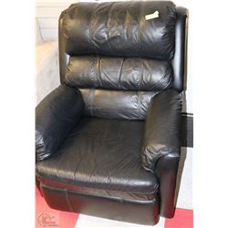 BLACK RECLINING CHAIR
