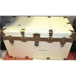 ANTIQUE CREAM COLOURED TRUNK