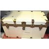 Image 1 : ANTIQUE CREAM COLOURED TRUNK