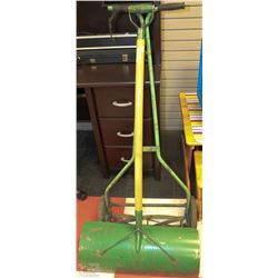VINTAGE PUSH MOWER WITH SNOW SHOVEL