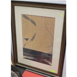 FRAMED PICTURE 33"X25"