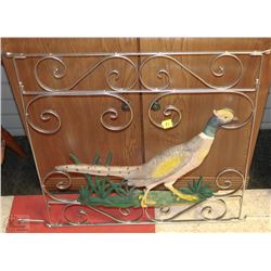 VINTAGE "PHEASANT GRILL ART" MILL FINISHED