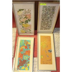 LOT OF 4 ARTIST SIGNED SERIGRAPH PHOTOS BY GWEN